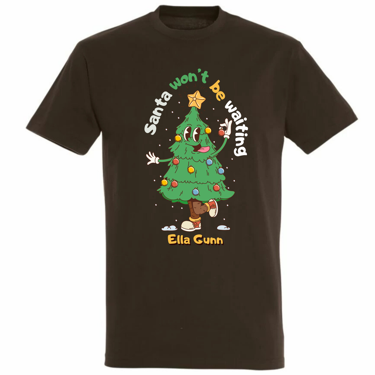 Tee-shirt Santa won't be waiting