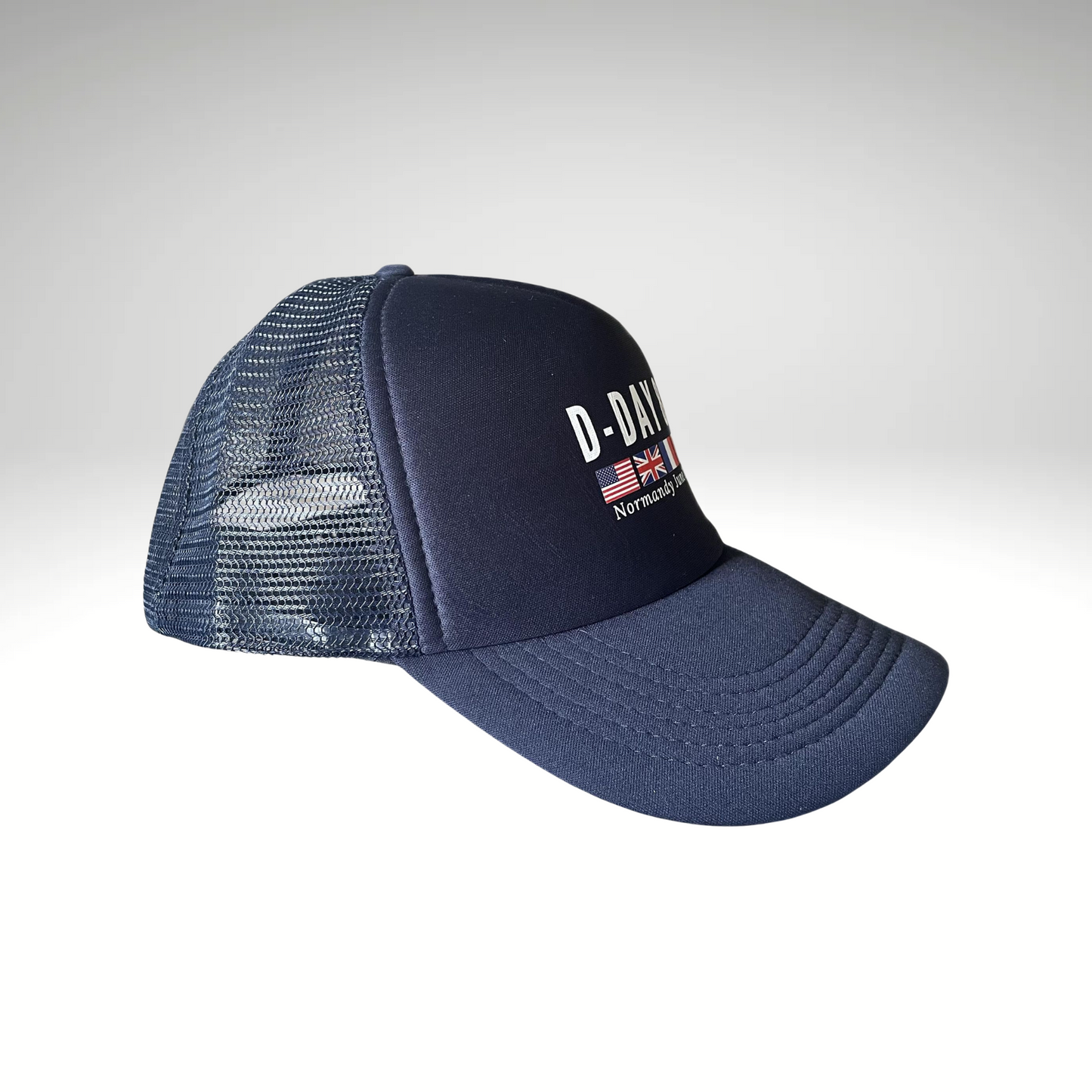 Casquette trucker DDAY80 bleu marine solde