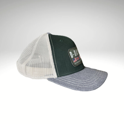 Casquette trucker DDAY80 patch vert solde