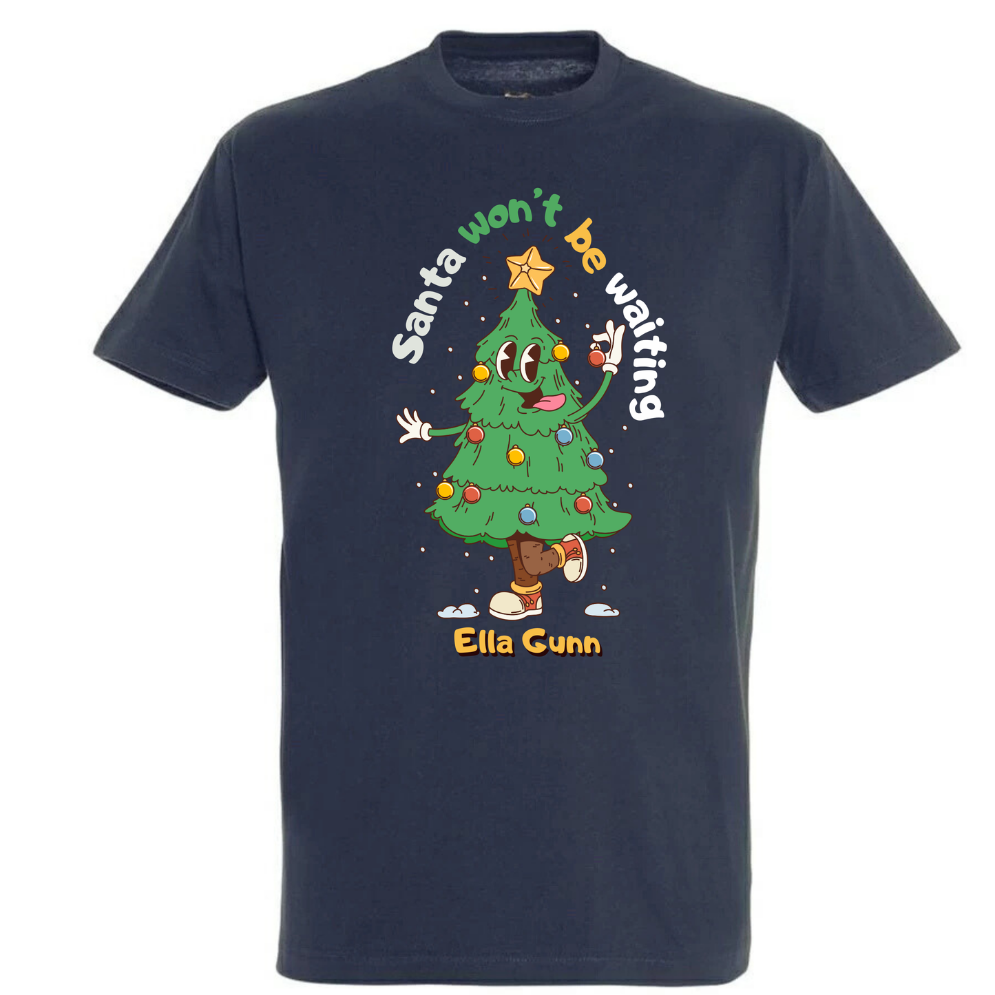 Tee-shirt Santa won't be waiting