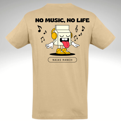 T-shirt No music no life